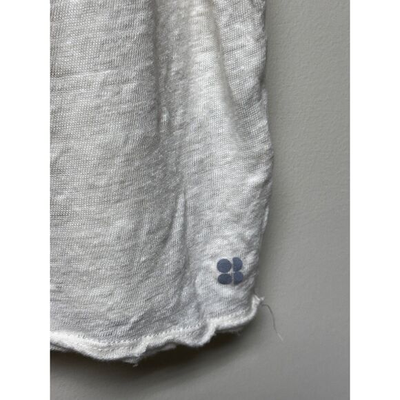 SWEATY BETTY 100% Linen Tank Cream Seams, Sz L - Picture 4 of 8